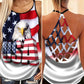 America Independence Day Happiness Limited Edition 5 – Hollow Tank Top