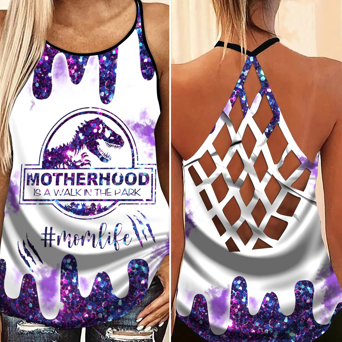 Dinosaurs Peace Life Style Limited Edition 7 – Hollow Tank Top