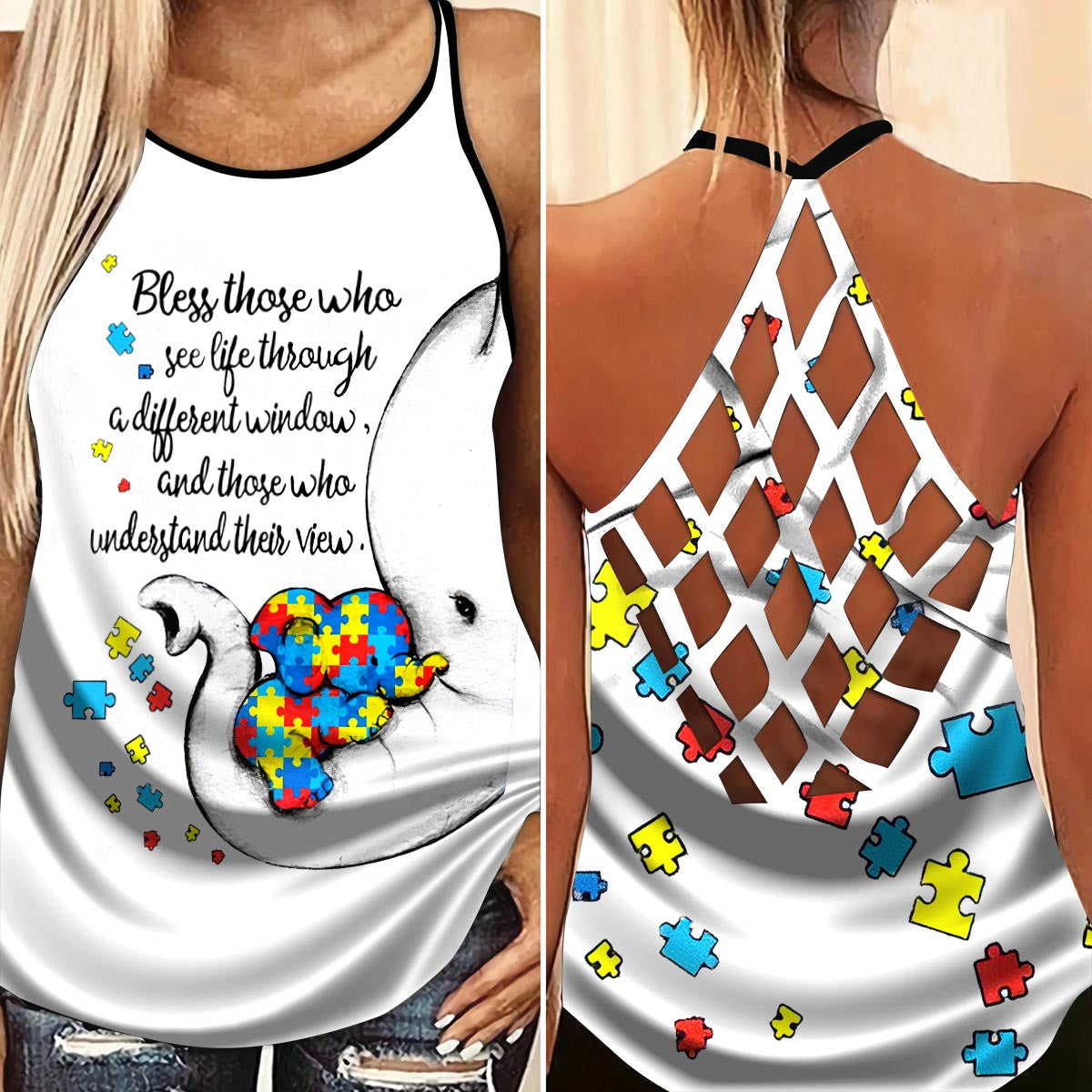 Autism Love Limited Edition 21 – Hollow Tank Top