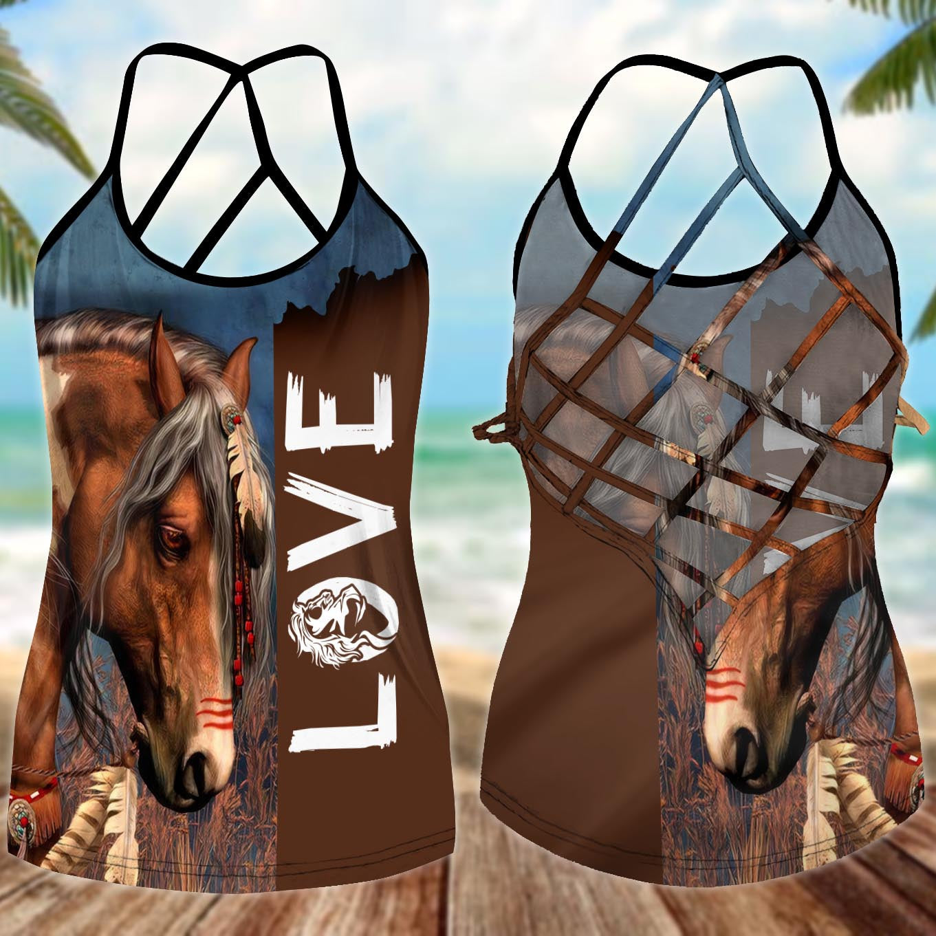 Horses Love Life Limited Edition 3 – Hollow Tank Top