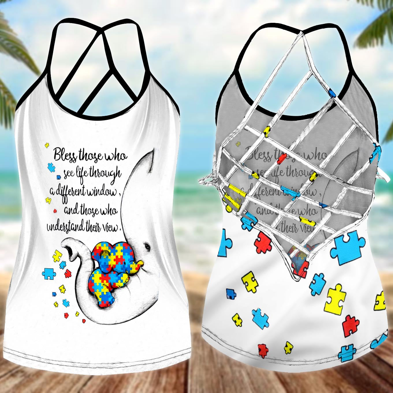 Autism Love Limited Edition 21 – Hollow Tank Top