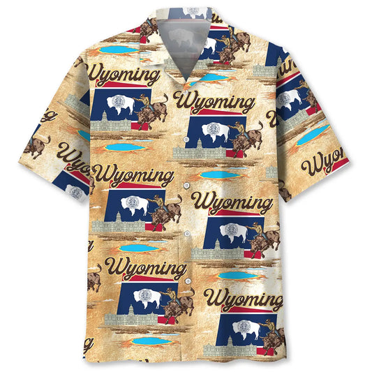 Hawaiian Shirt / Adults / S Wyoming The Equality State Hawaiian Shirt