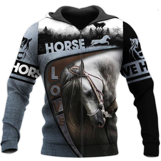 Beautiful Horse All Over Print Art – 3D Hoodie