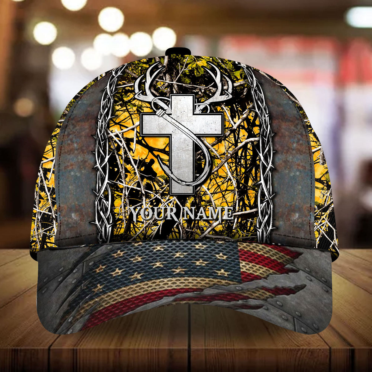Premium Cross Hunting Personalized – Classic Cap