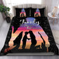 Firefighter Family Love Bedding Cover For Firefighter Bedroom Decor