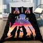 Firefighter Family Love Bedding Cover For Firefighter Bedroom Decor