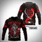 Firefighter Custom Name Art – 3D Hoodie