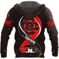 Firefighter Custom Name Art – 3D Hoodie