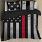 Firefighter Red Line Bedding Cover For Firefighter Bedroom Decor