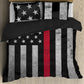 Firefighter Red Line Strength Bedding Cover For Firefighter Bedroom Decor