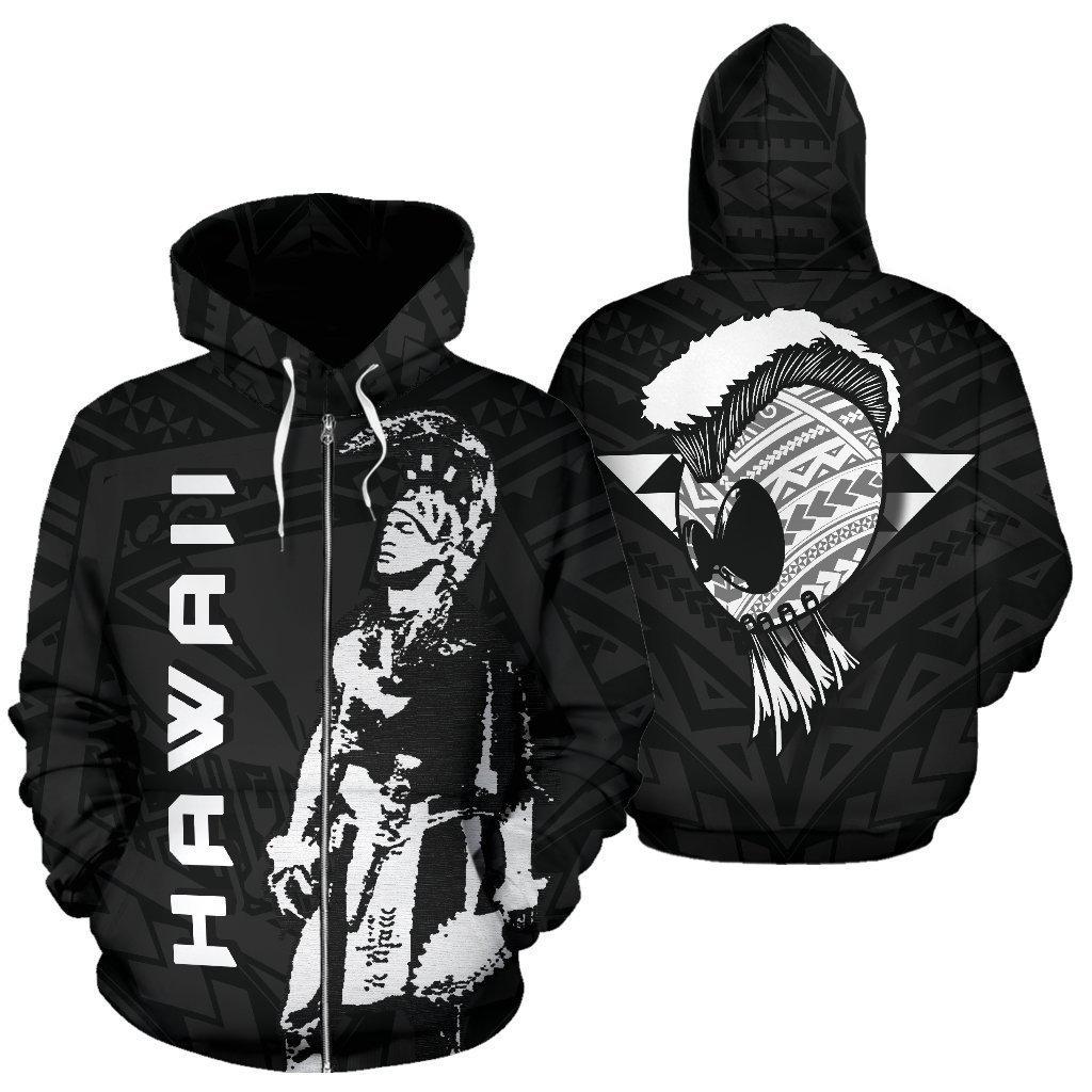 Hawaii Warrior Helmet Art - 3D Hoodie