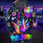 Bowling Color Art – 3D Hoodie
