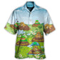 Groundhog Day Happy Day Grass Garden - Hawaiian Shirt - Reefox