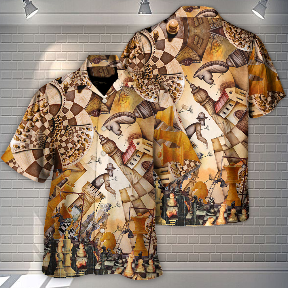 Chess Life Is A Chess Don't Waste A Move - Hawaiian Shirt - Reefox