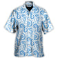 DnD Blue Dragon And White - Hawaiian Shirt