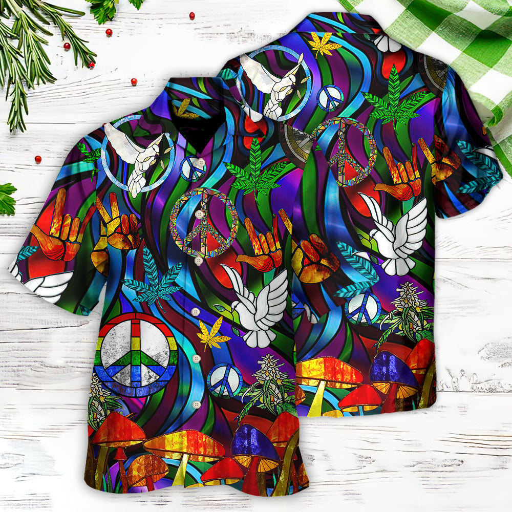 Hippie Is Peace Love Bird Life Style - Hawaiian Shirt