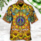 Hippie Sunflowers Love Sunshine Yellow Amazing Style - Hawaiian Shirt - Reefox