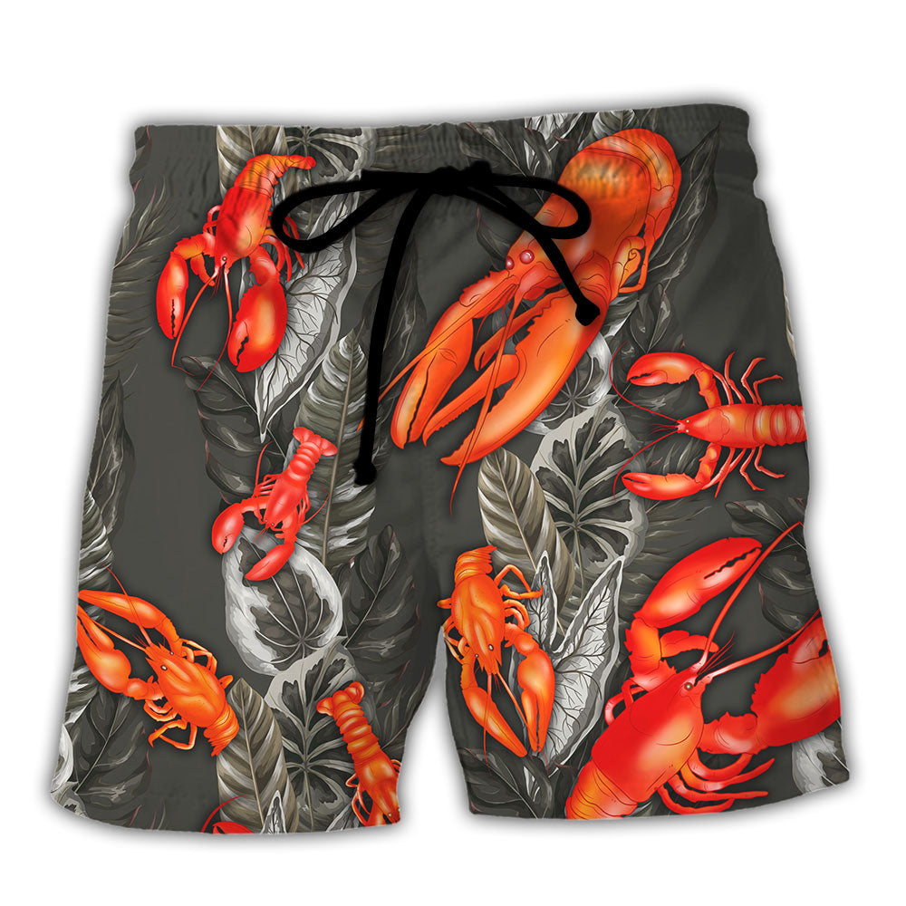 Lobster That Lobster Looked At Me Funny Tropical Vibe Amazing Style - Beach Short Reefox
