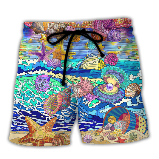 Beach I Would Rather Have Seashells Than Snowflakes - Beach Short