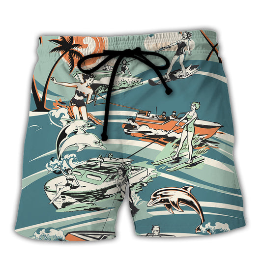 Waterskiing Saved Me From Being A Pornstar Now I'm Just A Waterskier - Beach Short Reefox