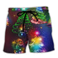 Christmas Merry Everything Happy Always - Beach Short Reefox - Owls Matrix LTD