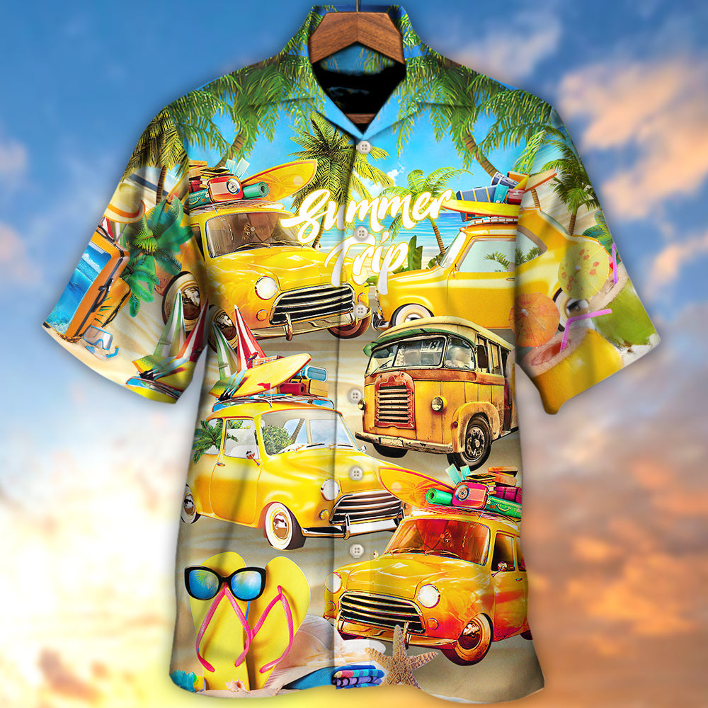 Car Let The Sea Summer Trip - Hawaiian Shirt - Reefox
