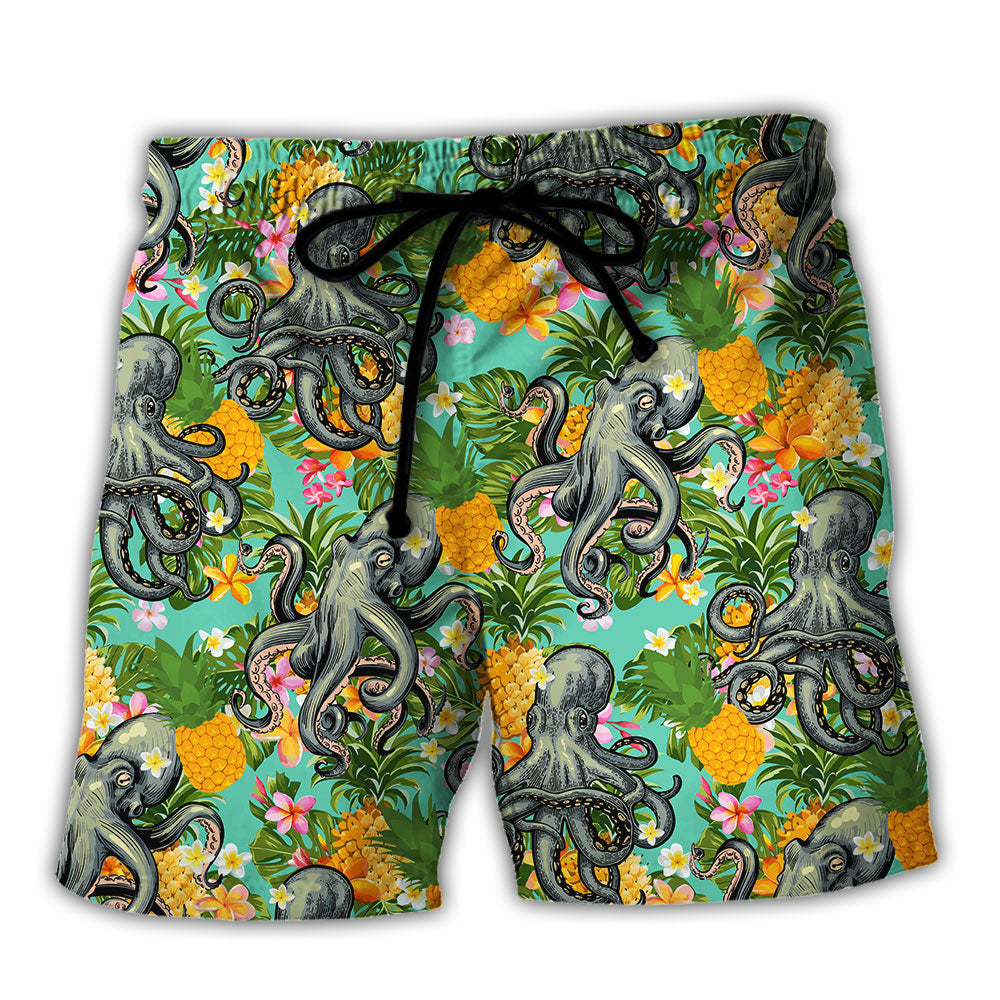 Octopus Tropical Peace Life Style - Beach Short Reefox - Owls Matrix LTD