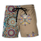Yoga Quilt Style - Beach Short Reefox - Owls Matrix LTD