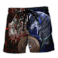 Viking Victory Colorful Life Style - Beach Short Reefox - Owls Matrix LTD
