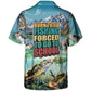Fishing Born To Go Fishing Forced To Go To School - Hawaiian Shirt