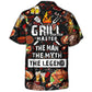 Barbecue Food Grill Master BBQ The Man The Myth The Legend - Hawaiian Shirt