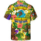 Surfing Funny Bigfoot I Just Want To Go Surfing Drink Beer And Take Naps - Hawaiian Shirt