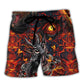 Dragon Eye Love Life Amazing - Beach Short Reefox - Owls Matrix LTD