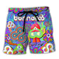 Music Event I Want To Live A Bonnaroo Music Festival Forever - Beach Short Reefox - Owls Matrix LTD
