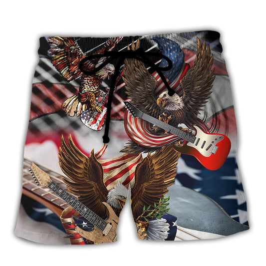 Guitar Independence Day Eagle - Beach Short Reefox - Owls Matrix LTD
