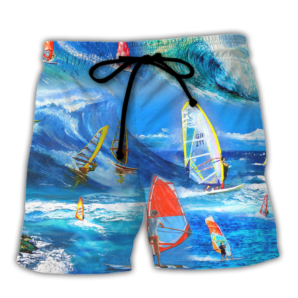 Windsurfing Don't Be Jealous Just Because You Can't Surf Like Me - Beach Short Reefox