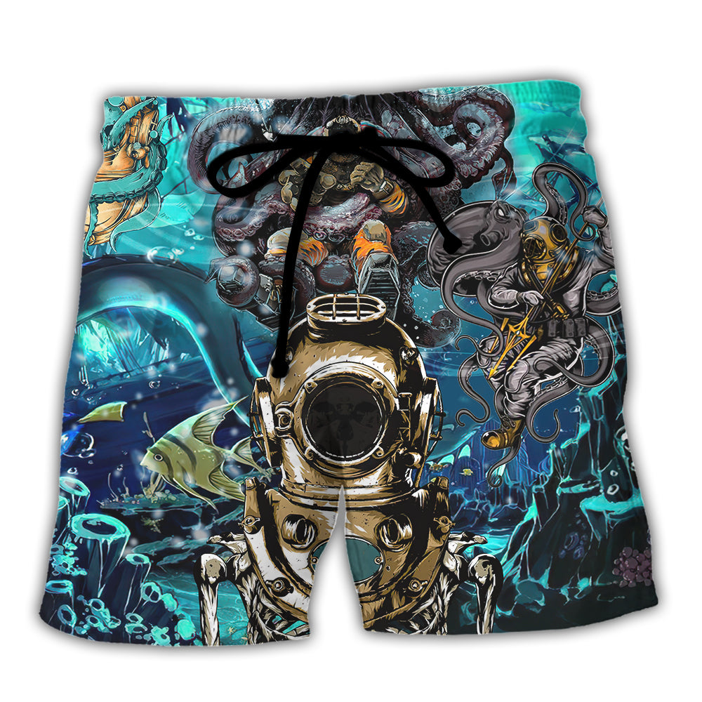 Scuba Diving A Day Without Scuba Diving Probably Wouldn't Kill Me But Why Risk It - Beach Short Reefox