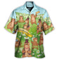 Groundhog Day Grass Flowers - Hawaiian Shirt - Reefox