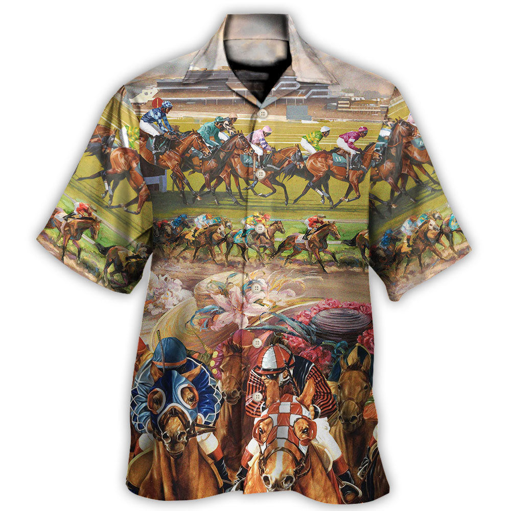 Horseback Riding What I Like People Mornings My Horse - Hawaiian Shirt