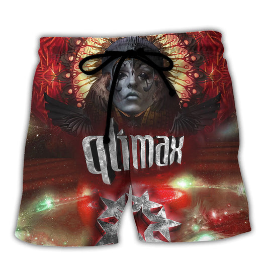 Qlimax Music Festival Event Music Lover Fantasy Art - Beach Short Reefox - Owls Matrix LTD
