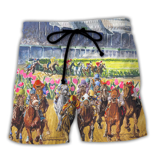 Horseback Riding All I Care About Is My Horse And May Be 3 People - Beach Short Reefox