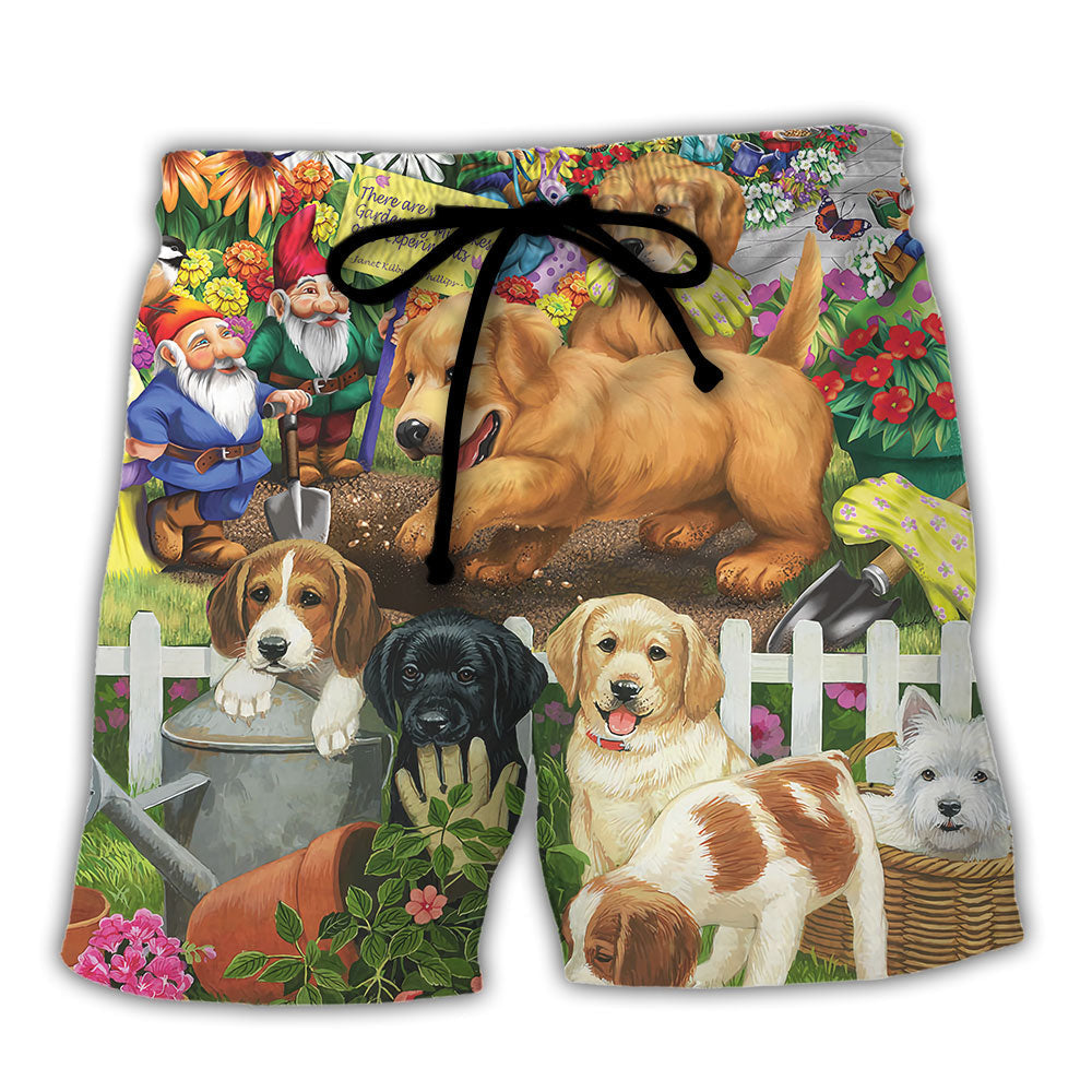 Gardening Sorry I Can't My Plants And Dogs Need Me Vintage Vibe - Beach Short Reefox