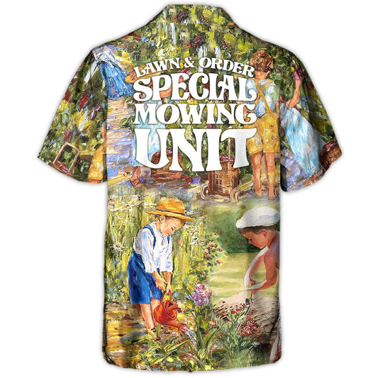 Gardening Lawn & Order Special Mowing Unit - Hawaiian Shirt