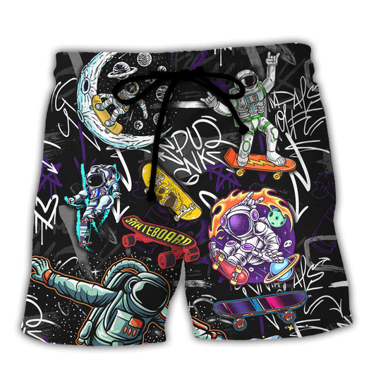 Skateboarding Don't Be Jealous Just Because You Can't Slide Like Me - Beach Short Reefox