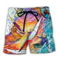 Windsurfing Saved Me From Being a Pornstar Funny Windsurfing Quote Gift Lover Windsurfing - Beach Short Reefox