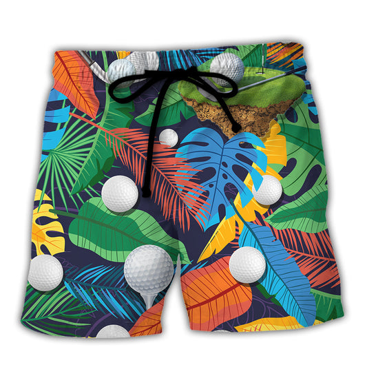 Golf Funny It Takes A Lot Of Balls To Golf The Way I Do Tropical Golf Lover - Beach Short
