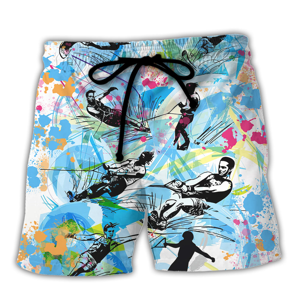 Waterskiing Saved Me From Being A Pornstar Now I'm Just A Waterskier Retro Style - Beach Short Reefox