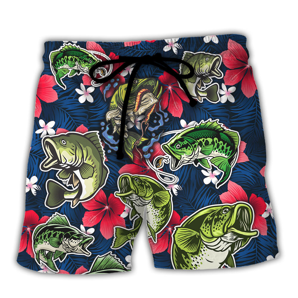 Fishing I'd Rather Have Bad Day Fishing Than A Good Day At Work - Beach Short Reefox