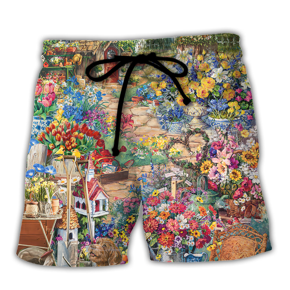 Gardening Saved Me From Being A Pornstar Now I'm Just A Plowing - Beach Short Reefox