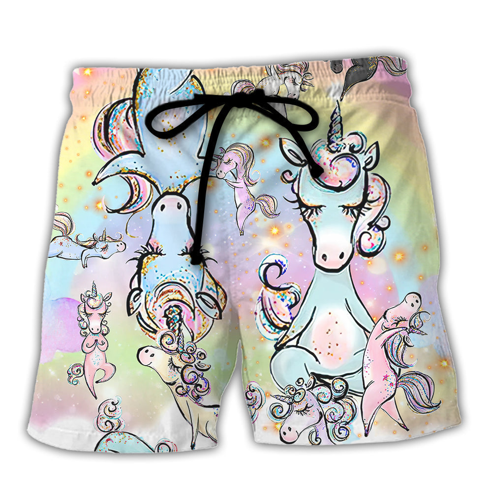 Yoga Unicorn Yoga Is My Superpower (Oh, And I'm a Unicorn) - Beach Short Reefox